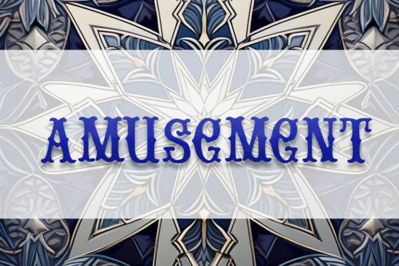Amusement Font for Web Design
