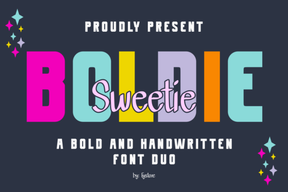 Boldie Regular Duo Font
