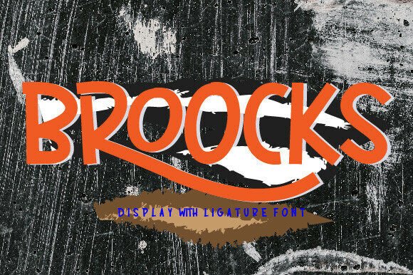 Broocks: A Bold Display Font