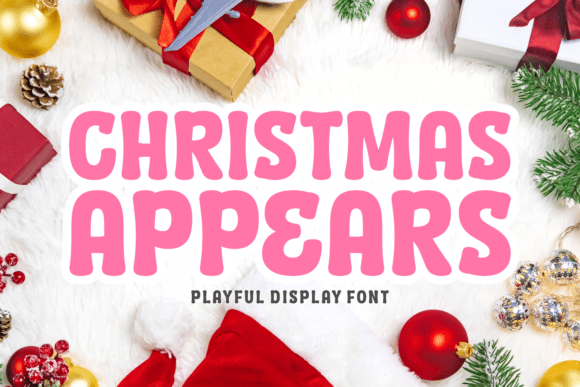 Christmas Appears Font for Festive Branding