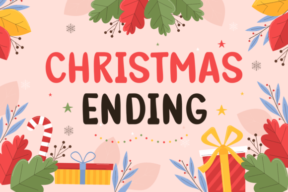 Christmas Ending Font for Holiday Branding