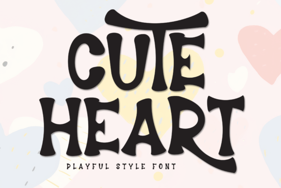 Cute Heart Font for Business Branding