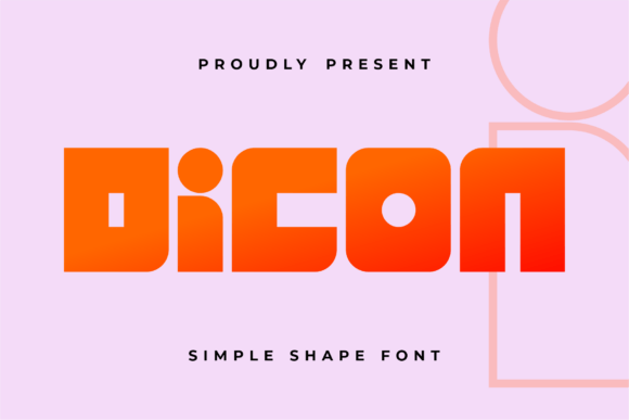 Dicon Font for Creative Projects