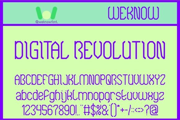 Digital Revolution Font