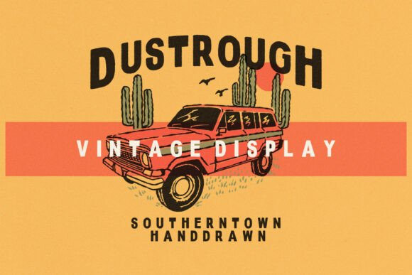 Dustrough Reguler Font for Bold Campaigns