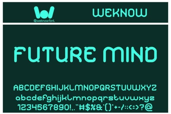 Future Mind: A Bold Display Font for Creative Projects
