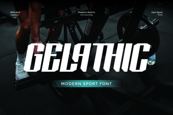 Gelathic: A Bold Font for Strong Branding