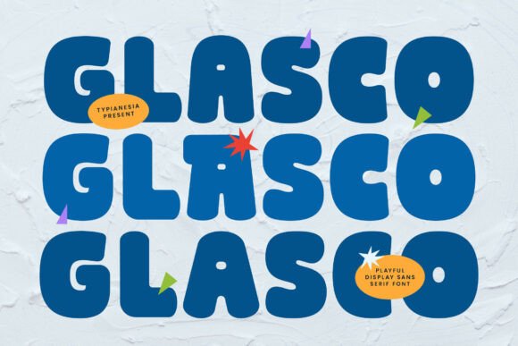 Glasco Font: Bold and Playful for Creative Projects
