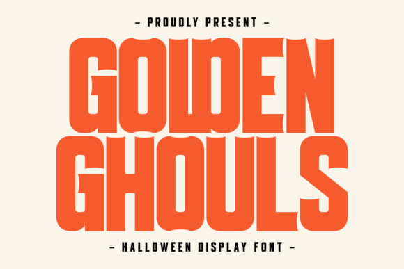 Golden Ghouls Font