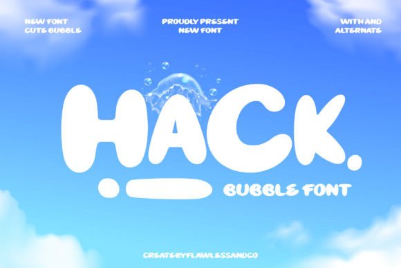 Hackbubble Font for Business Branding