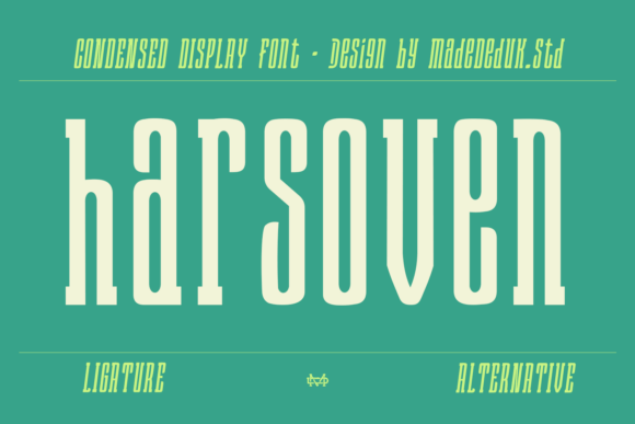 Harsoven Regular: A Bold Display Font