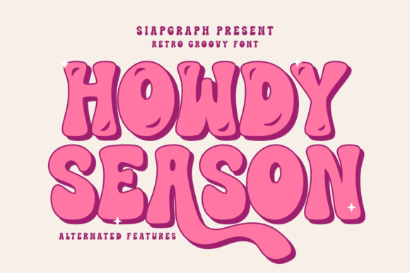 Howdy Season Font for Web Design