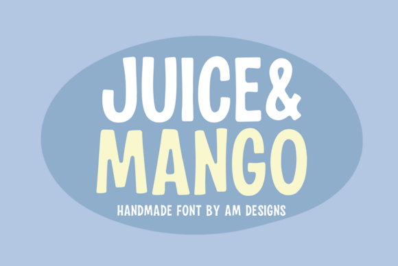 Juice Mango: A Handwritten Font for Creative Projects