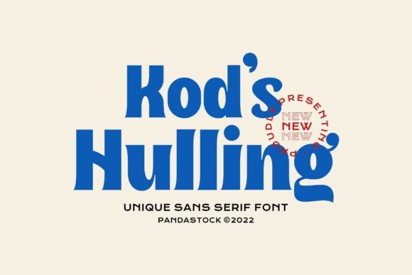 Kod S Hulling: A Groovy Display Font for Modern Campaigns