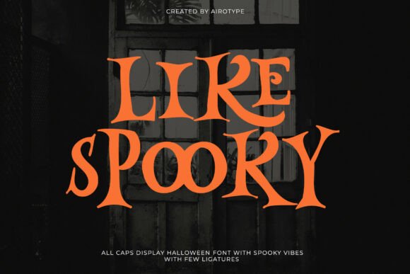 Likespooky Font for Halloween Design