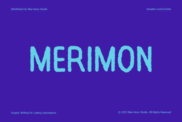 Merimon: A Raw, Refined Display Font