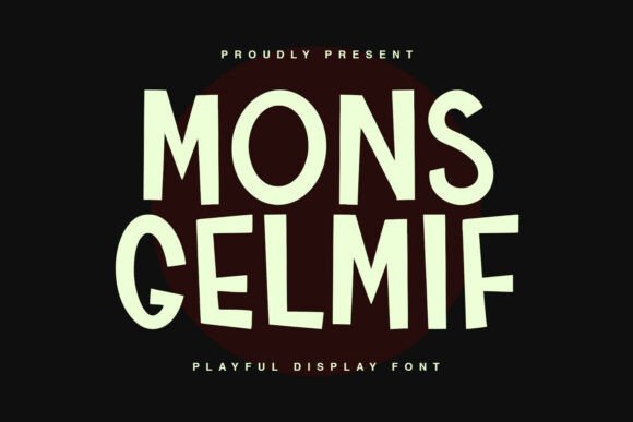 Monsgelmif: A Bold Display Font for Web Design