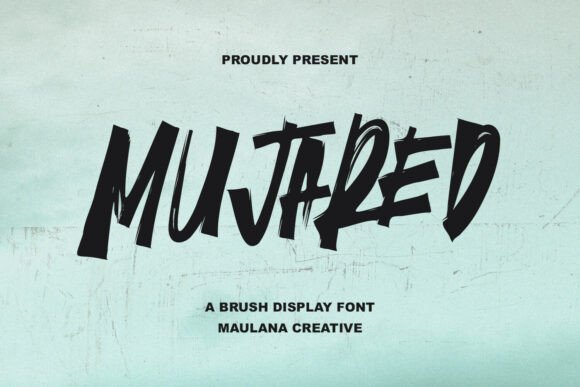 Mujared: A Bold Display Font for Creative Projects