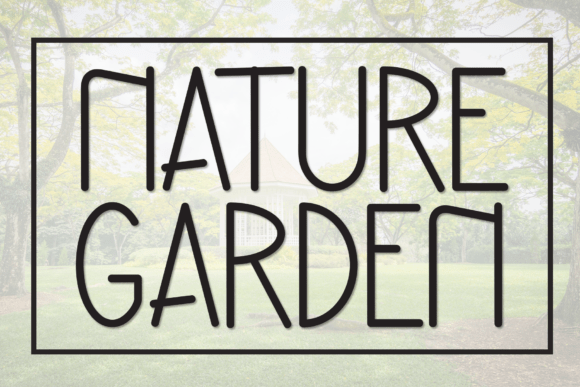 Nature Garden Font for Web Design