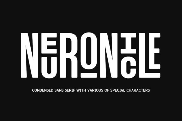 Neuronicle: A Bold Display Font for Creative Projects