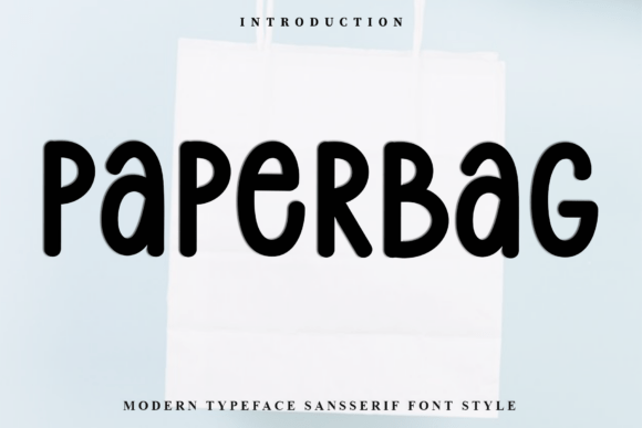 Paperbag Font for Festive Design