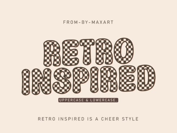Retro Inspired Font for Creative Makers