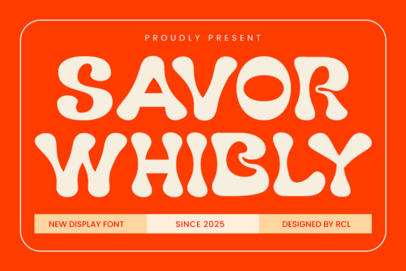 Savorwhibly Font for Creative Publishing