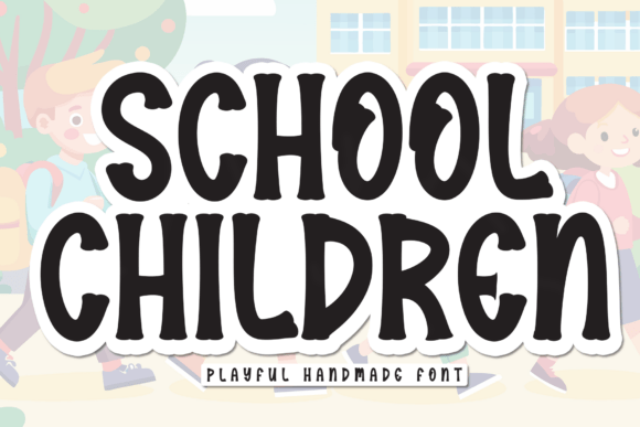 School Children Font for Editorial Design