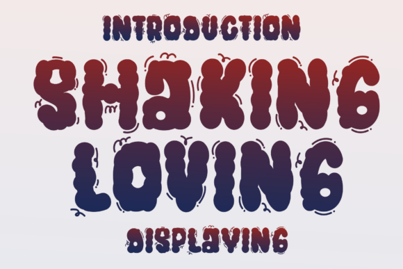 Shaking Loving Font for Web Design
