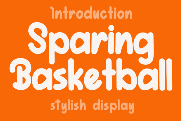 Sparing Basketball Font for Web Design