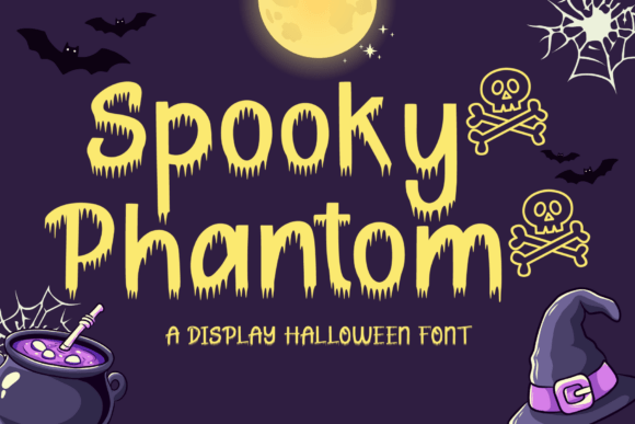 Spooky Phantom Font for Halloween Branding
