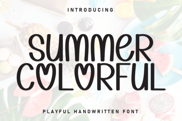 Summer Colorful Font