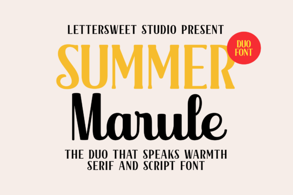 Summer Marule Font for Web Design
