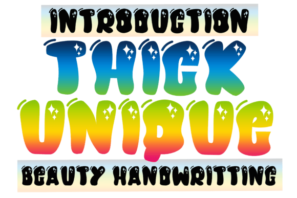Thick Unique Font Review