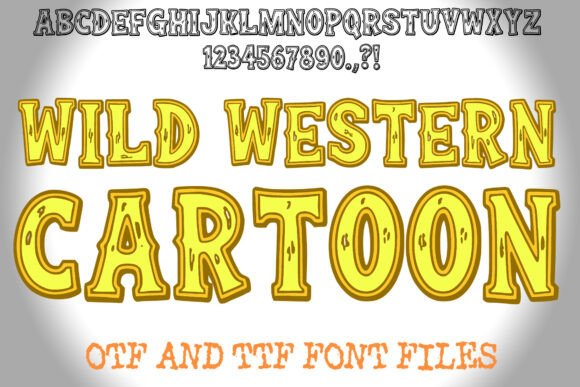 Wild Western Cartoon Font